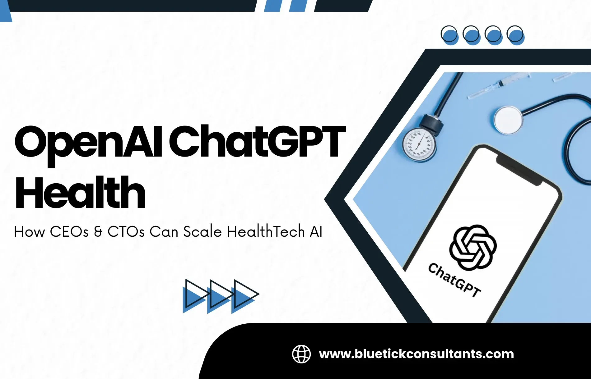 OpenAI ChatGPT Health: How CEOs & CTOs Can Scale HealthTech AI