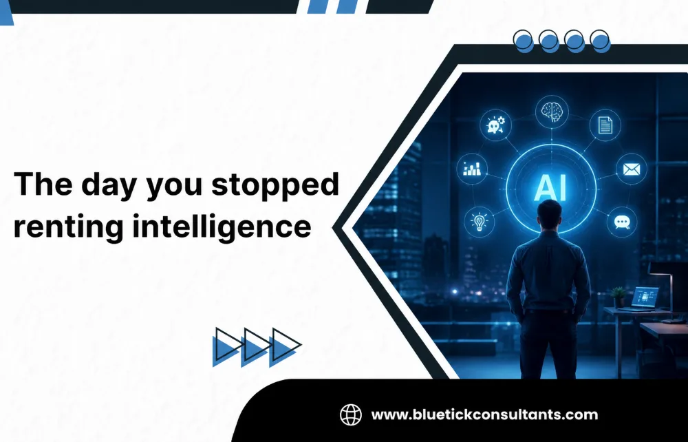 The day you stopped renting intelligence