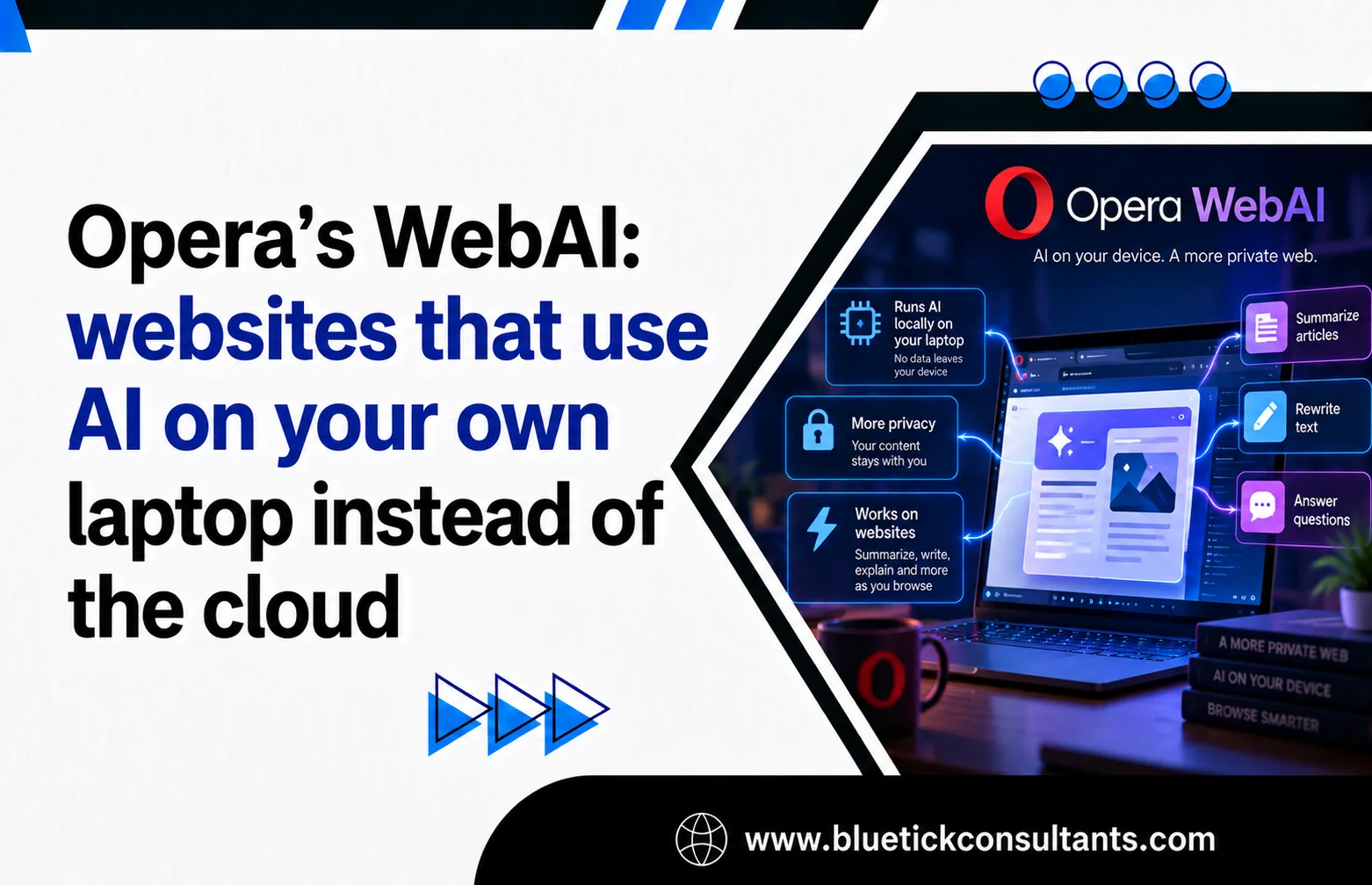 Opera’s WebAI: websites that use AI on your own laptop instead of the cloud